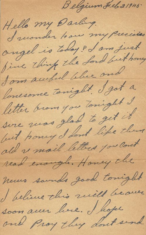 Letter Rex H. Hamby
